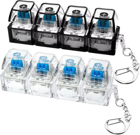 Antistresový přívěsek na klíče s 4 mechanickými klávesami